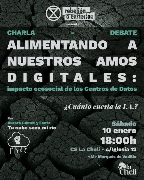 Charla-debate: Impacto ecosocial de los Centros de Datos