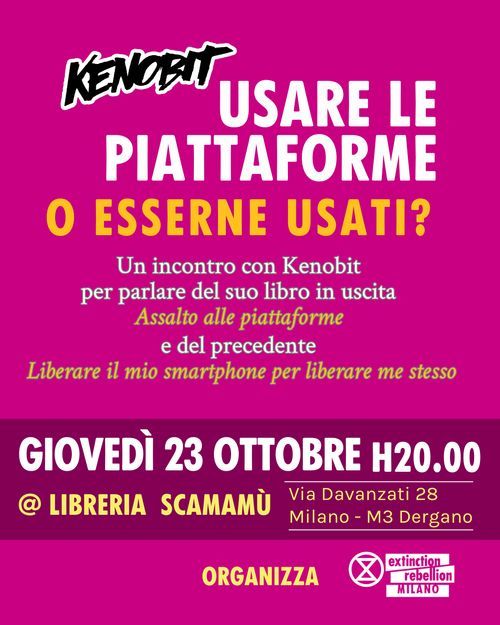 Usare le piattaforme o esserne usati?