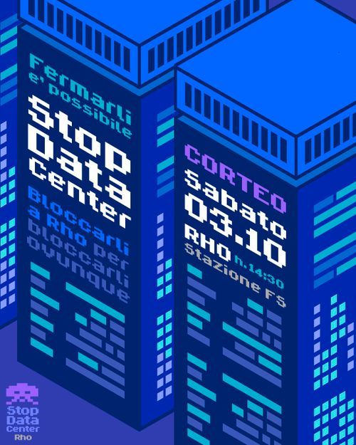 Corteo No Data Center No Big Tech
