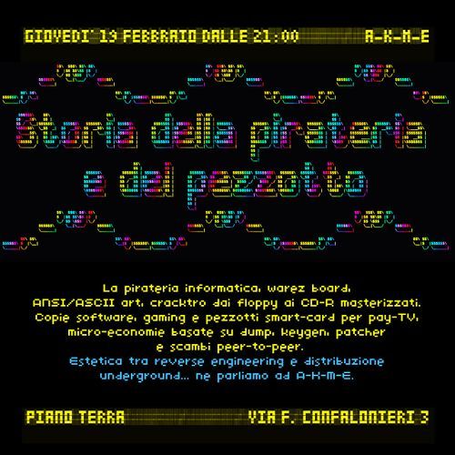 A-K-M-E – Storia della pirateria e del pezzotto